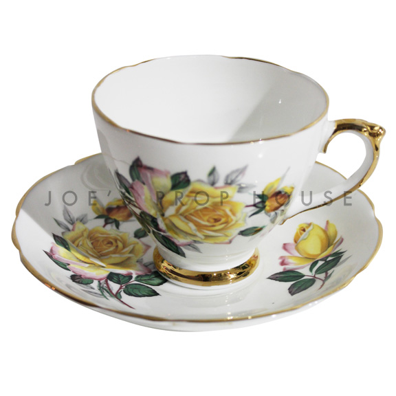 Catrina Floral Teacup and Saucer