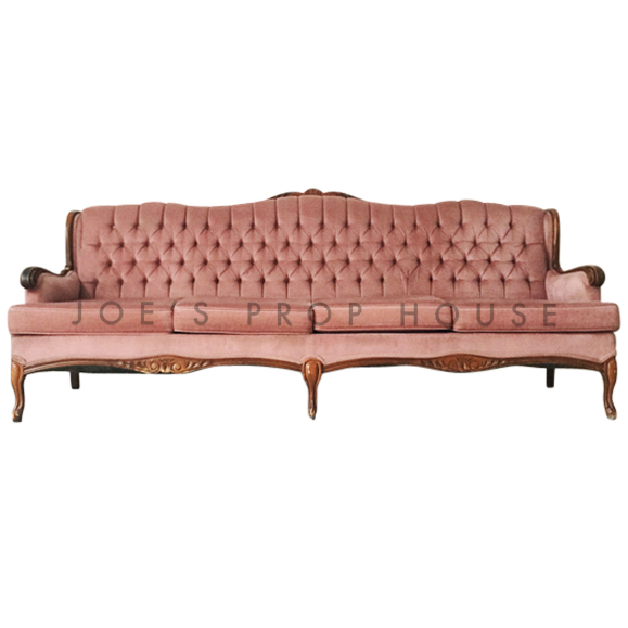 Rose Tufted Velour 4 Seat Sofa