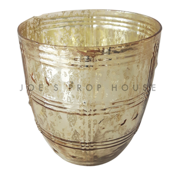 BUY ME / USED ITEM Estella Mercury Glass Vase LARGE Gold