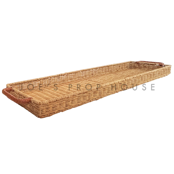 Waverly Wicker Extra Longf Serving Tray w/Handles