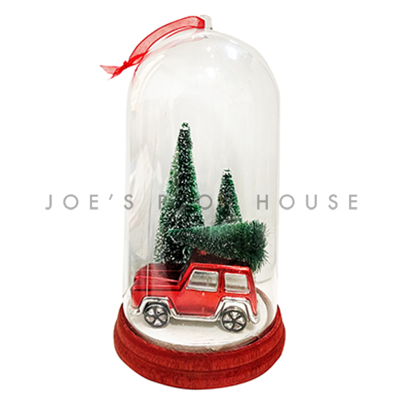 Evergreen Red Truck Dome