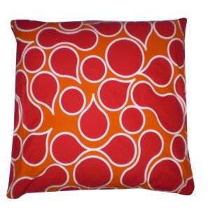 Red & Orange Lava Pillow