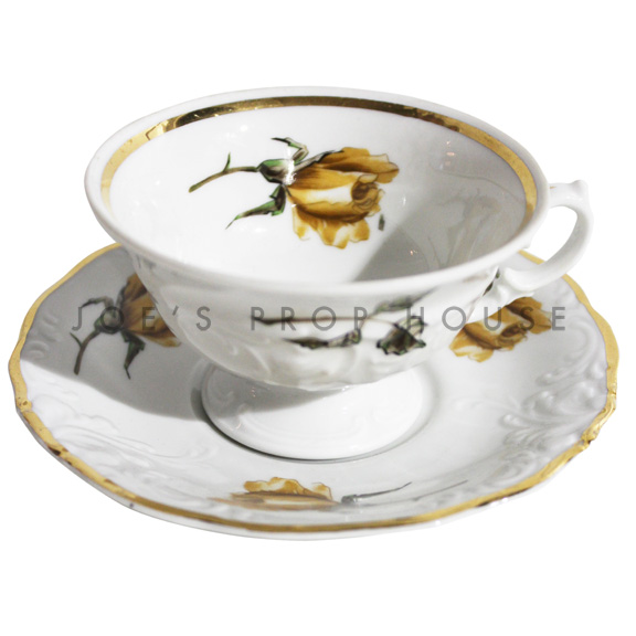 Hester Floral Teacup and Saucer