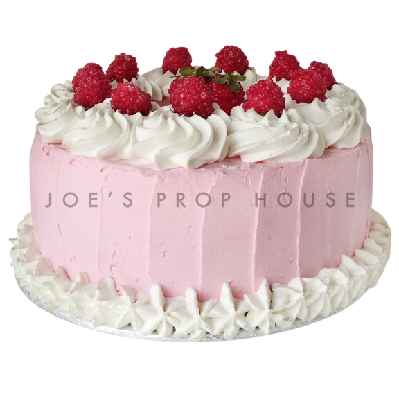 Raspberry Frost Prop Cake