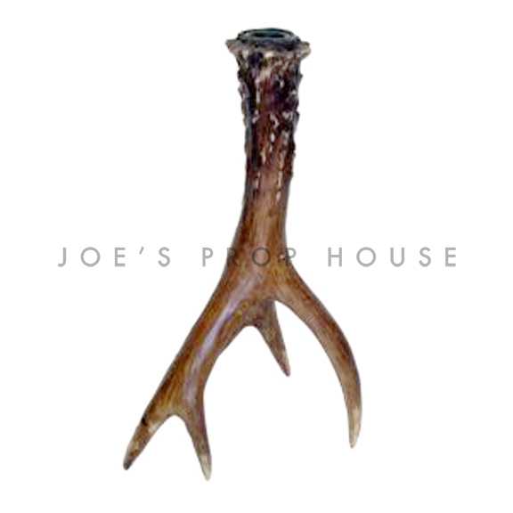 Antler Tapered Candlestick H11in