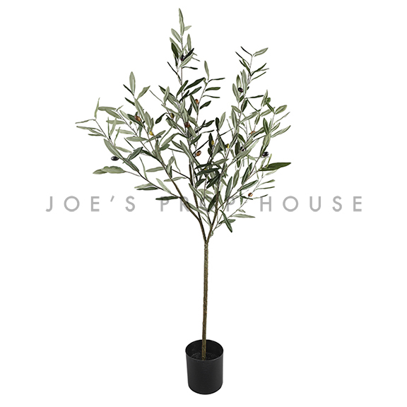 Potted Artificial Olive Tree H42in