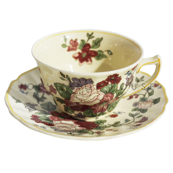 Darla Floral Teacup and Saucer