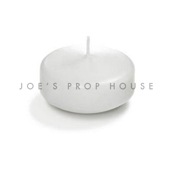 White Floating Candle D3in
