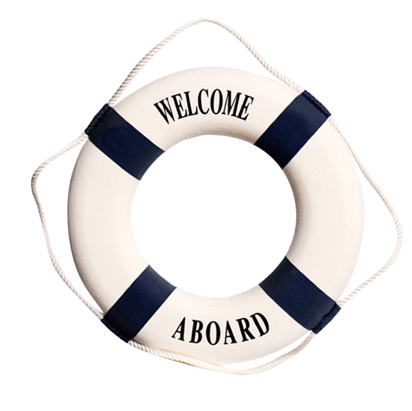 Welcome Aboard Lifesaver Blue
