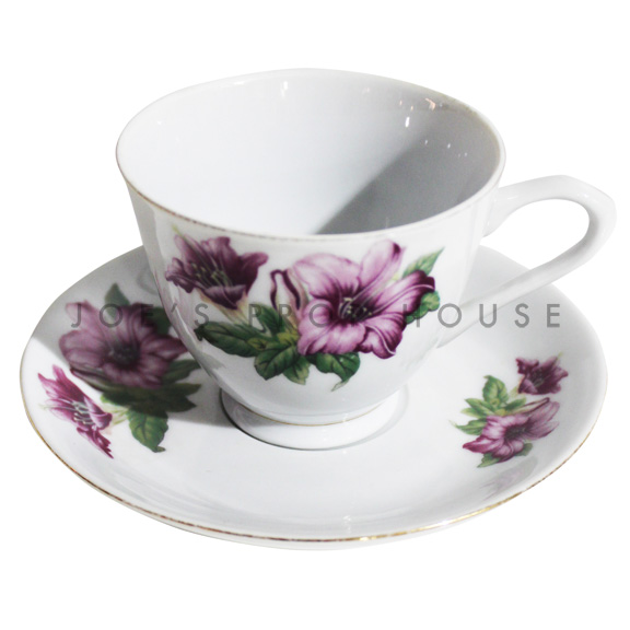 Veronika Floral Teacup and Saucer