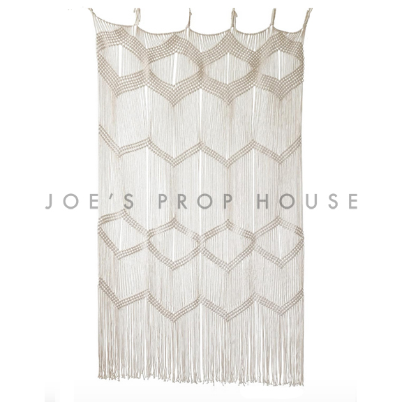Macrame Curtain Panel