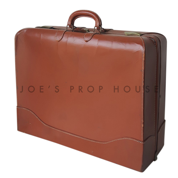 Wiest Leather Suitcase Brown