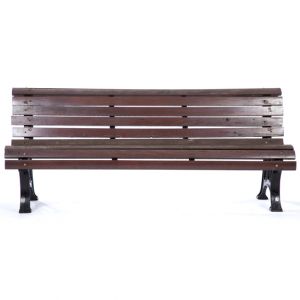 Raymond Park Bench Brown W76in x D23.5in x H17.5in