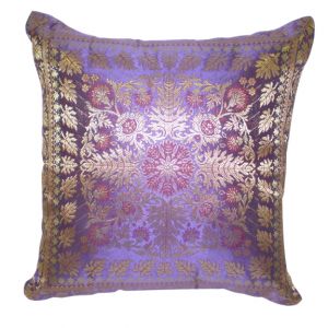 Jordan Satin Accent Pillow Purple