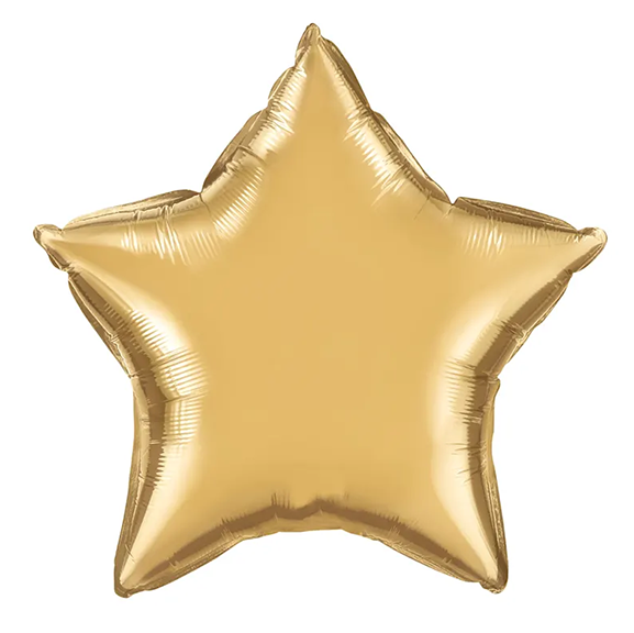 BUY ME / NEW ITEM $2.99 each 20in Gold Star Foil Shape Balloon