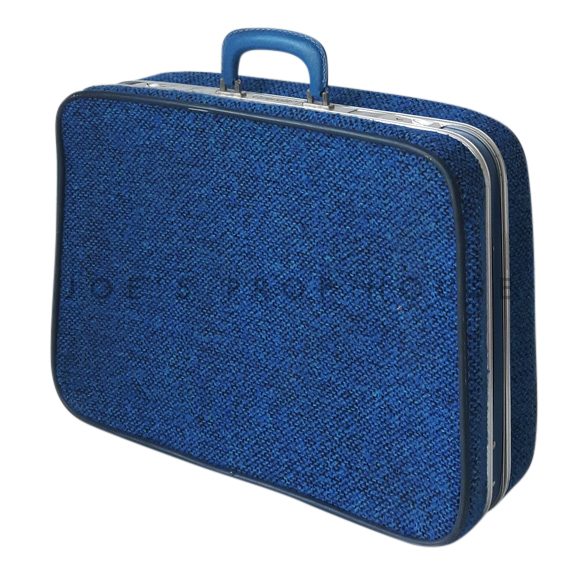 Bridwell Fabric Softshell Suitcase Blue SMALL