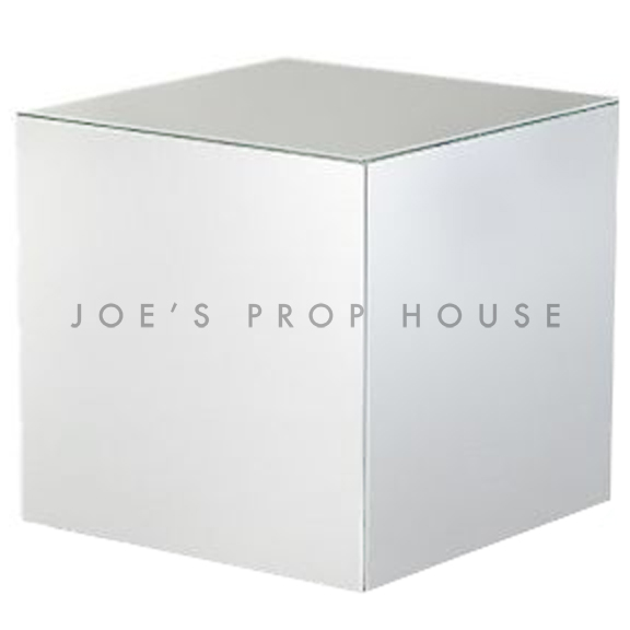 Chrome Cube End Table W18in x H18in x D18in