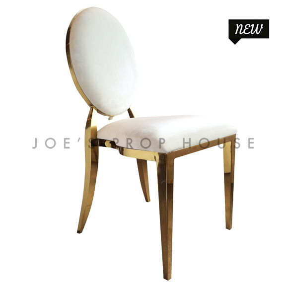 Versailles Ivory Velour Dining Chair