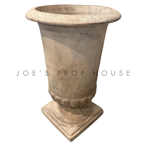 Positano Stone Pedestal Urn H23in