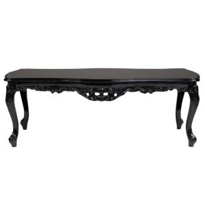 Black High Gloss Baroque Noir Coffee Table