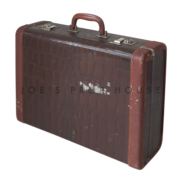 Scofield Croc Hardshell Luggage Brown