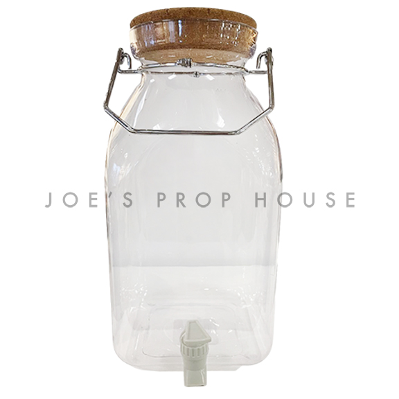 Cork Top Clear Acrylic Bevearge Dispenser