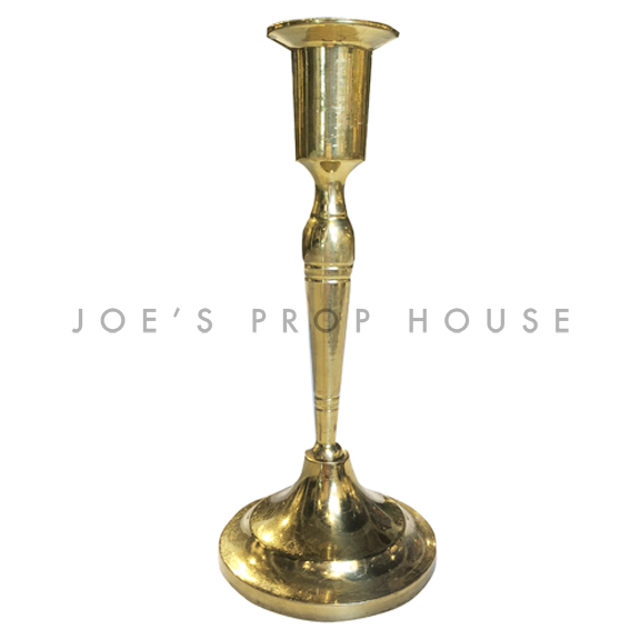 Reesa Tapered Brass Candlestick H7.5in
