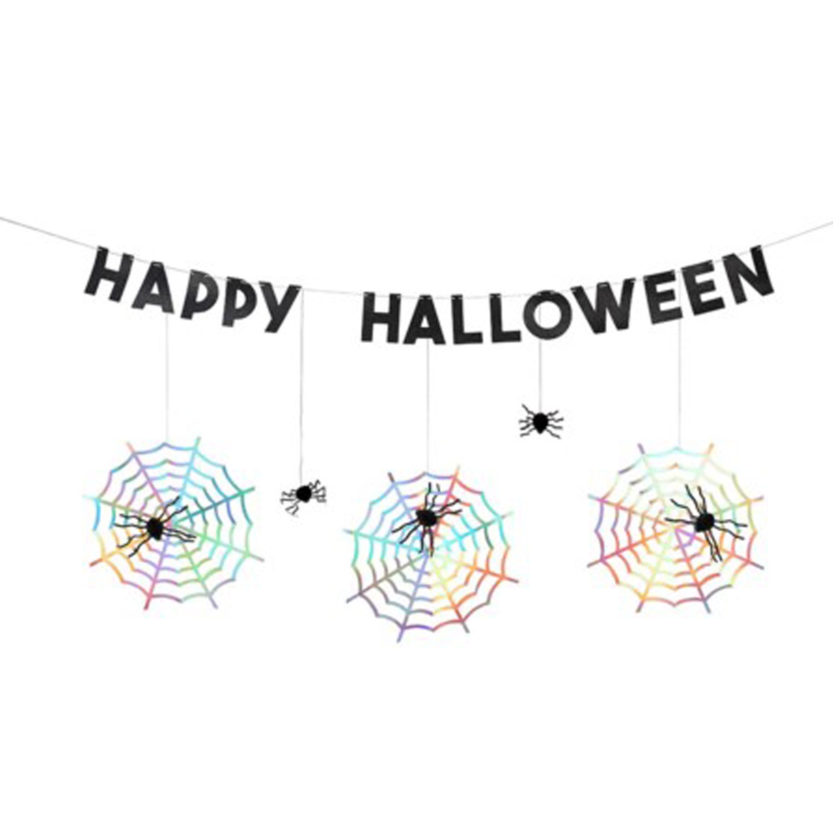 BUY ME / NEW ITEM $29.99 each Holographic Honeycomb Spider Paper Garland