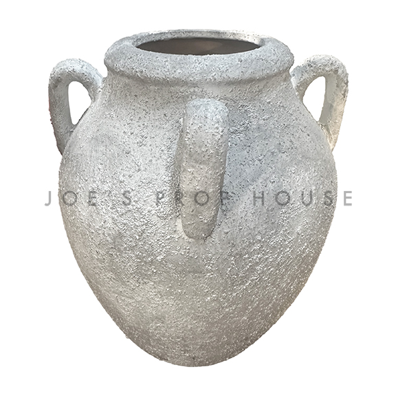 Grecca Textured Terracotta Jug Light Sand H13in